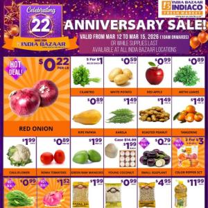 India Bazaar Indo American Fresh Market – Celebrate 22 Years with Special Grocery Sale & Discounts