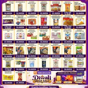 India Bazaar Diwali Mega Sale 2026: Grocery Deals & Lucky Draw