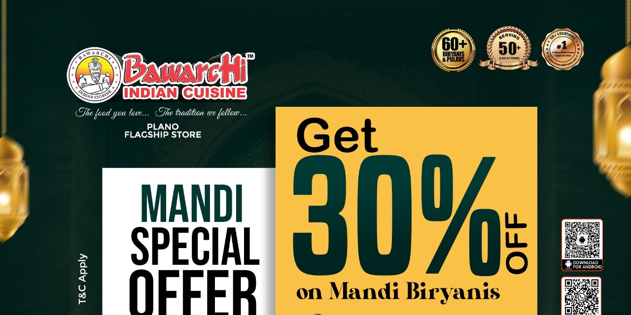 🔥Bawarchi - MANDI SPECIAL OFFER – 30% OFF! 🔥
