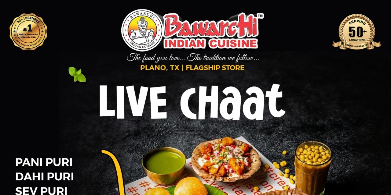 Live Chaat Special at Bawarchi Indian Cuisine - Plano, TX!