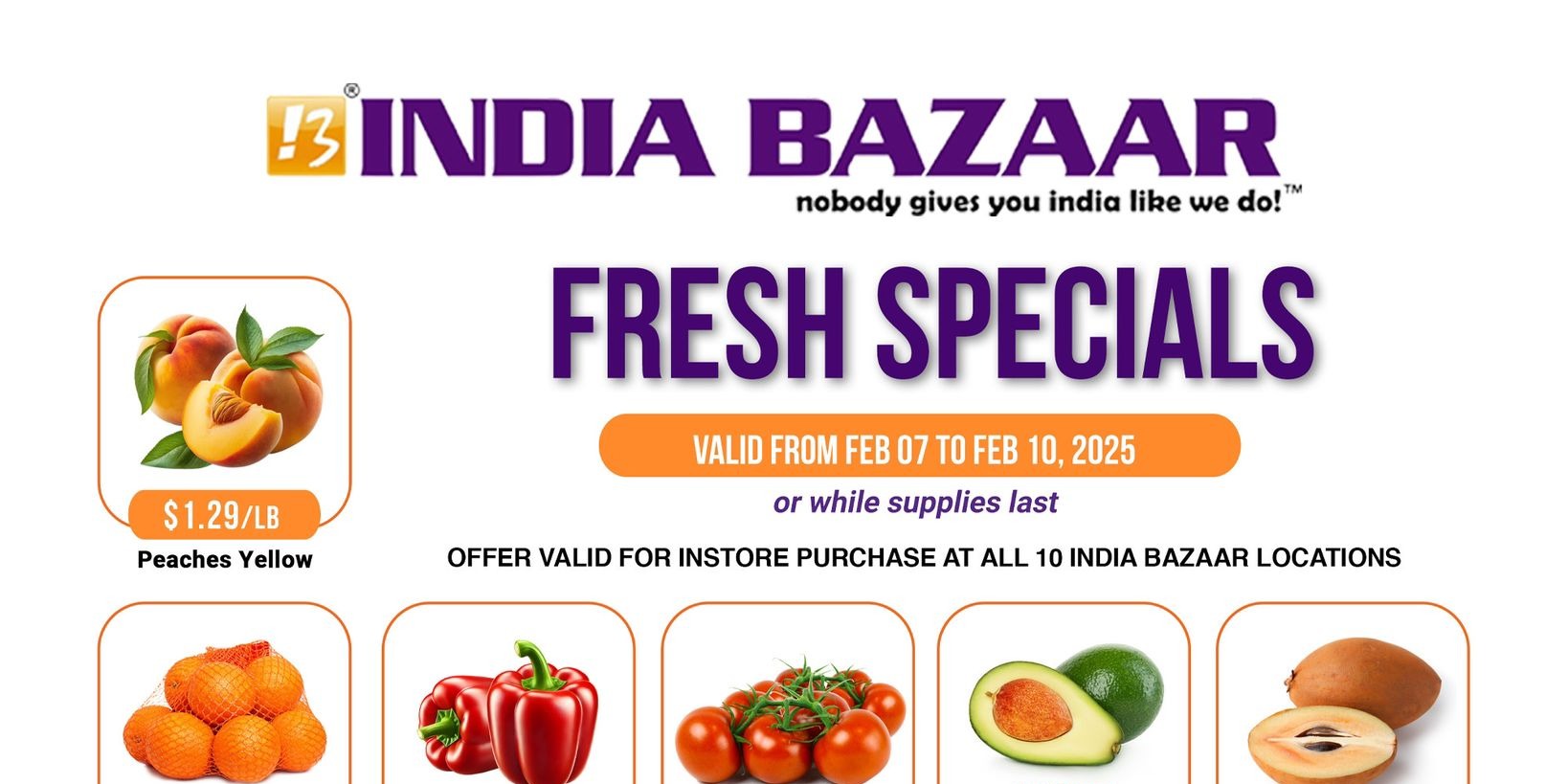 ✨ Fresh Specials at India Bazaar! ✨