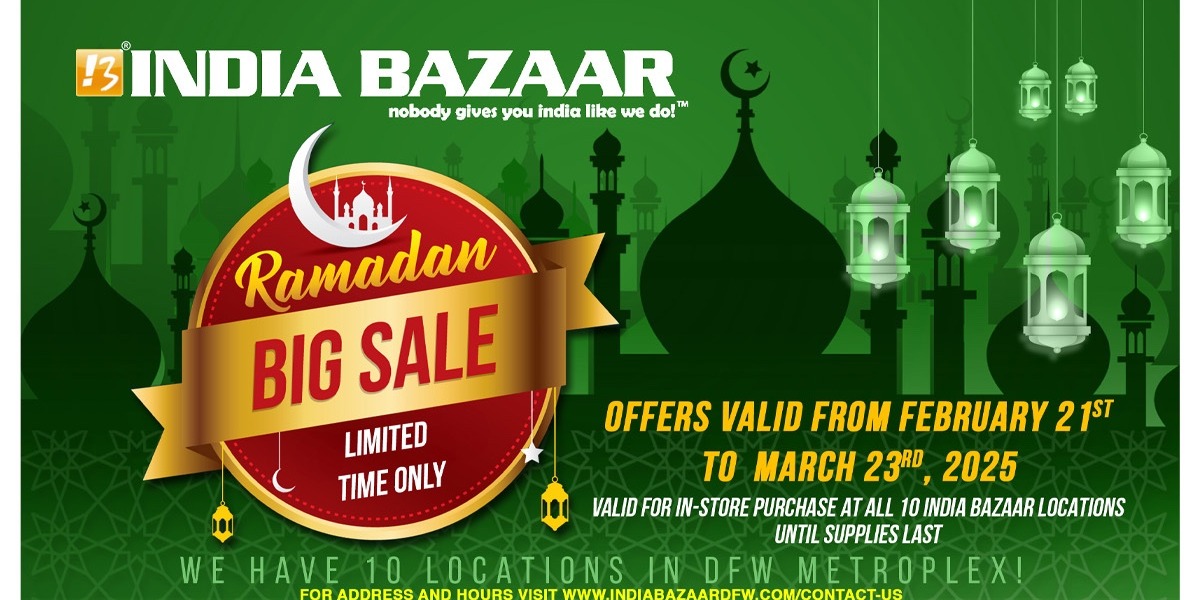 🌙 Ramadan BIG SALE at India Bazaar! 🌙