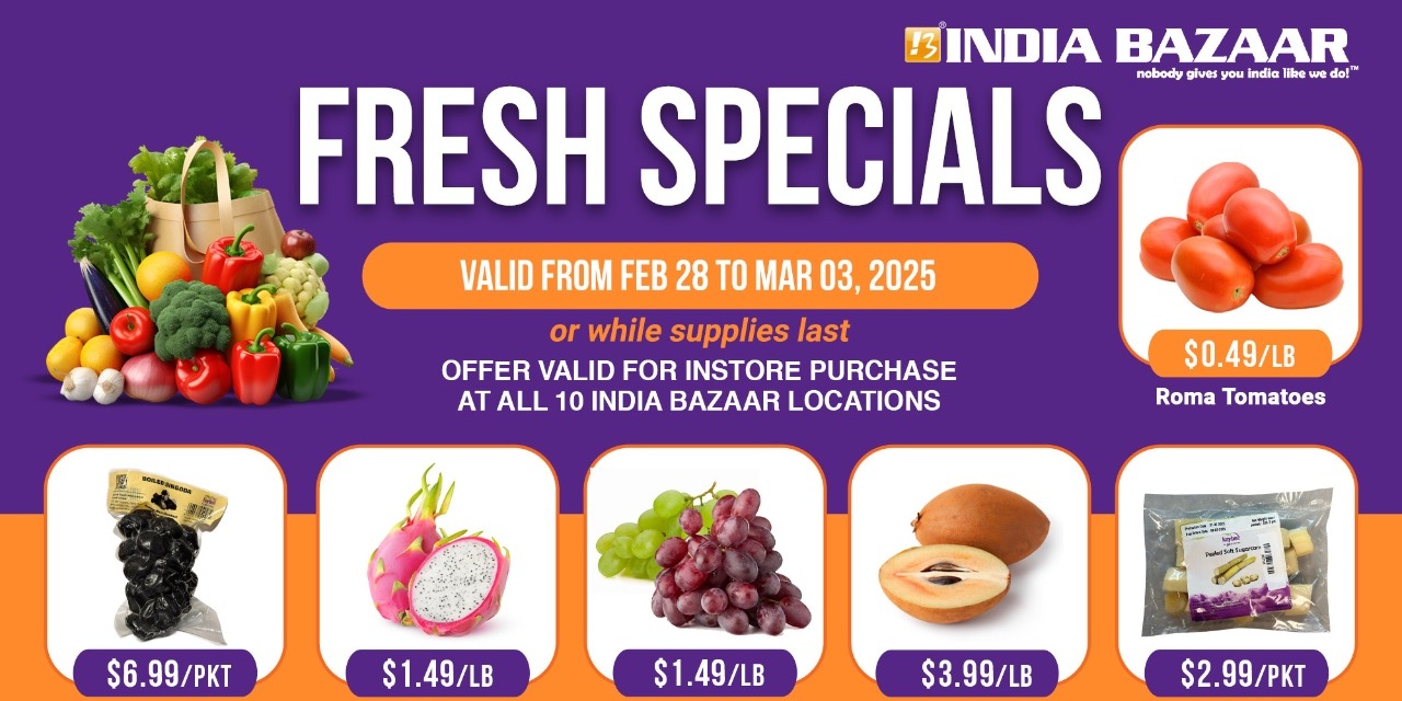 India Bazaar-Fresh Specials – Limited-Time Deals