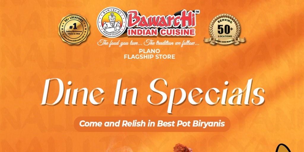 Nalli Fry Biryani in Plano - Dine-In Weekend Special at Bawarchi Indian Cuisine