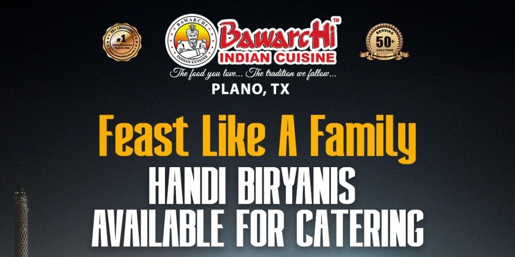 Bawarchi Plano Handi Biryani Catering for 4 to 25 People – Perfect for Family Gatherings & Events