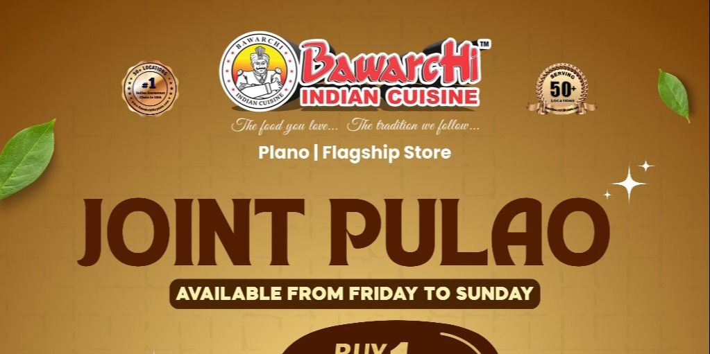Bawarchi Plano – Buy 1 Get 1 Free Joint Pulao Weekend Special
