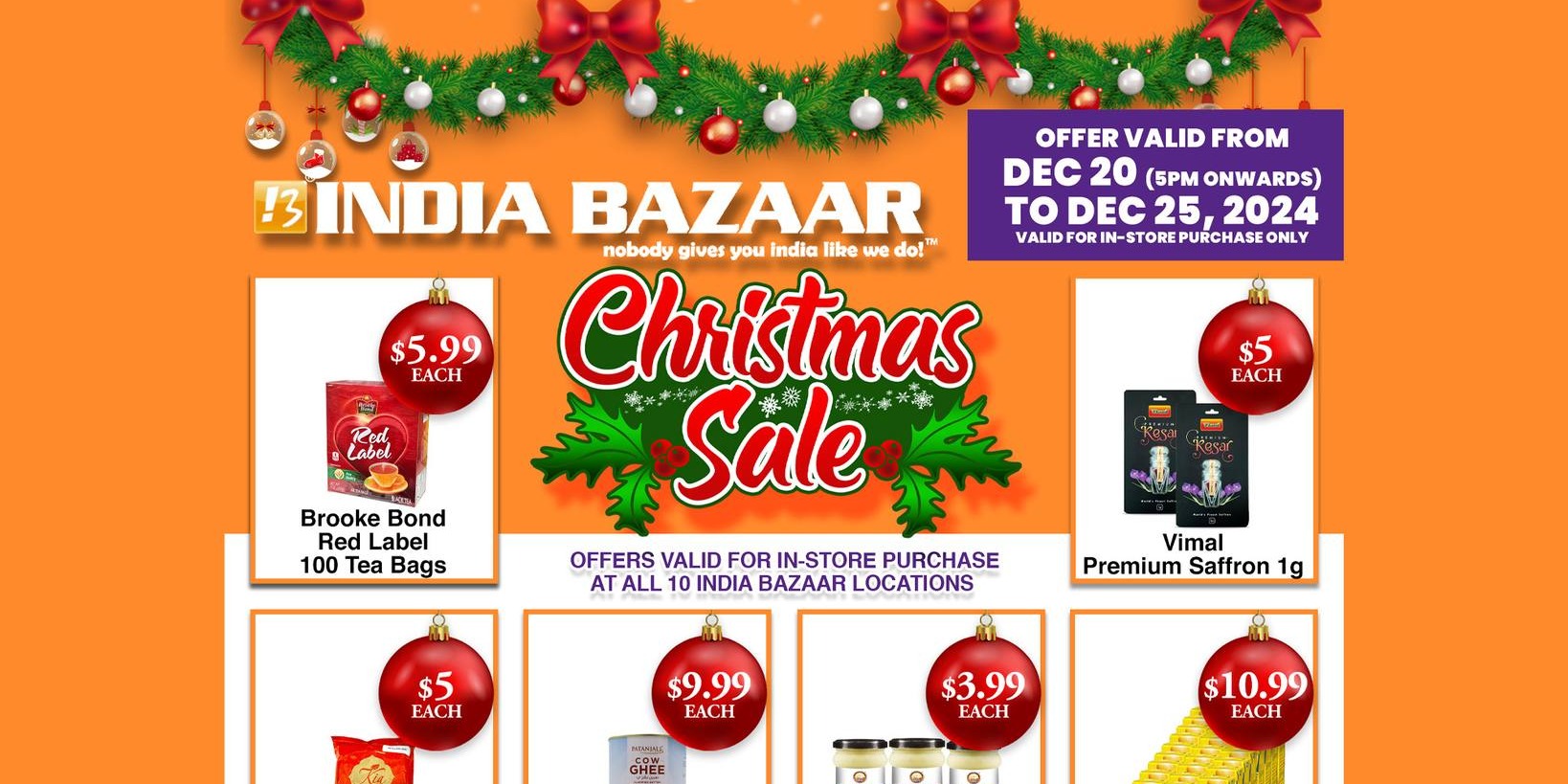 🎄 India Bazaar Christmas Sale 🎄