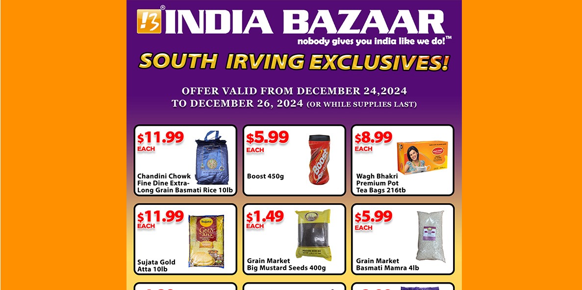 India Bazaar - South Irving Exclusive Deals! 🎉