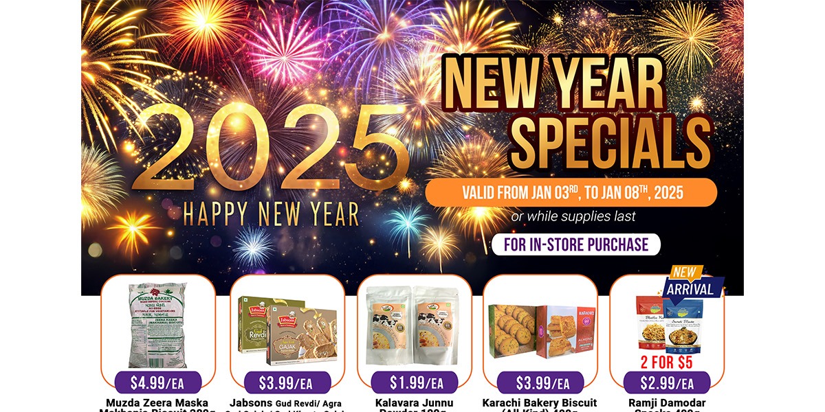 Kickstart 2025 with Exclusive New Year Deals at India Bazaar