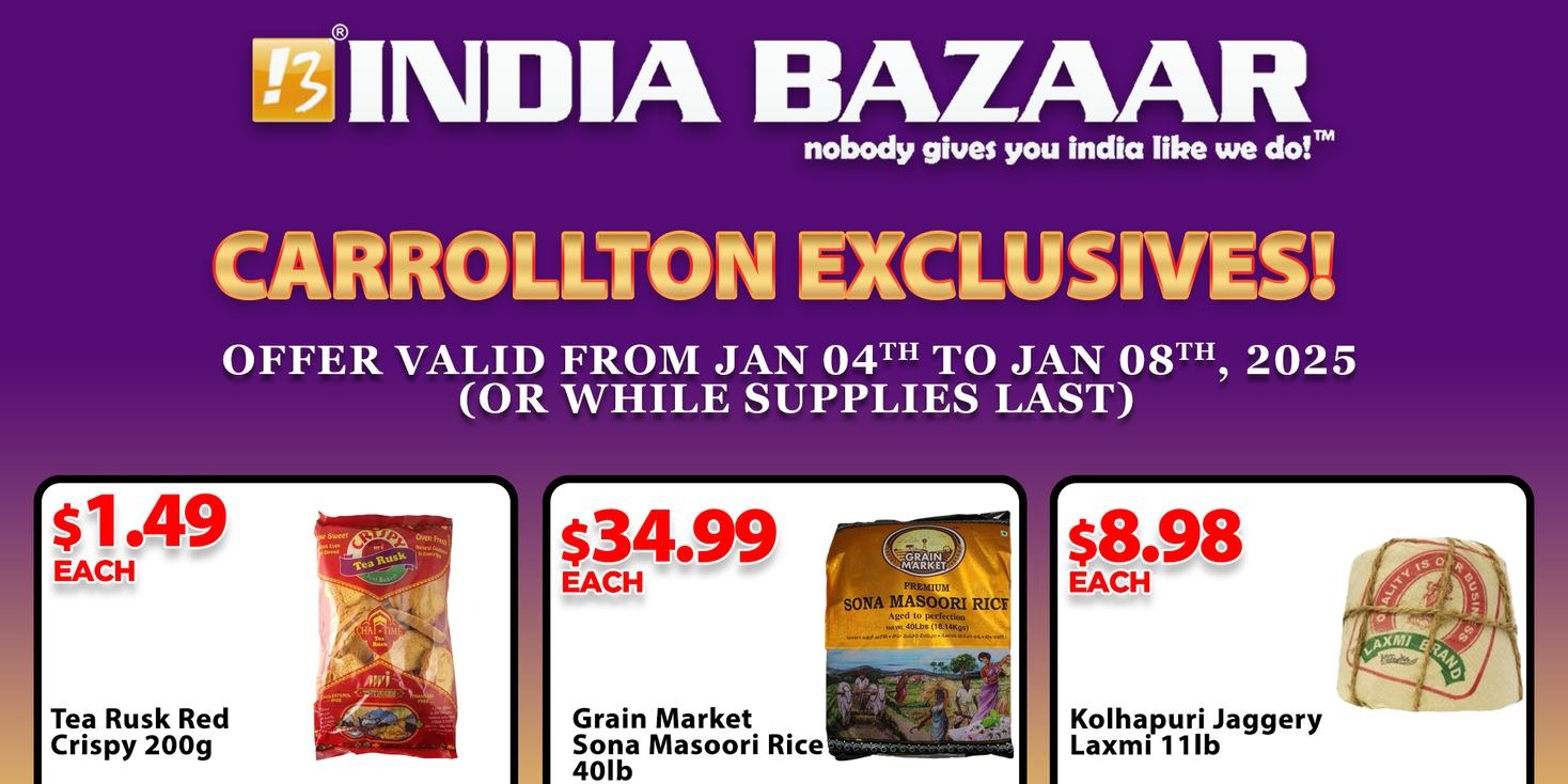 🎉 Exclusive Carrollton Offers at India Bazaar! 🎉