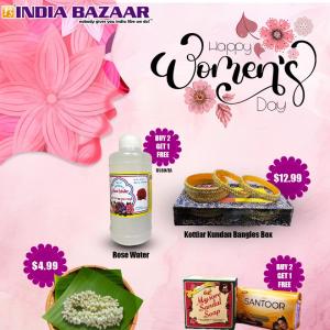 🌸 India Bazaar - Women's Day Special Deals 🌸