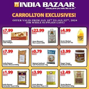 India Bazaar Carrollton Specials – Unbeatable Deals Await