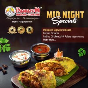 Bawarchi Plano Midnight Offer – Potlam Biryanis & More Till Late Night