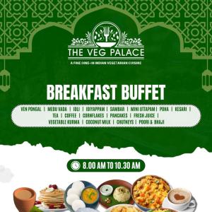 The Veg Palace Morning Buffet in McKinney: Authentic Indian Breakfast Daily