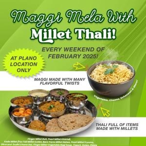 Rajula's Kitchen-Maggi Mela with Millet Thali Special!