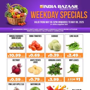 India Bazaar Market Deals: Save Big on Fresh Produce This Week
