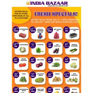 Fresh Specials at India Bazaar! 🌟