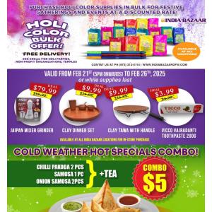 Exclusive Deals at India Bazaar & Rajula’s Kitchen- Festive Shopping & Food Specials 🔥