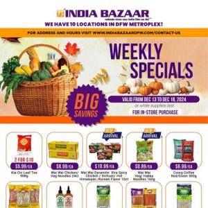 Weekly Specials at India Bazaar – Big Savings Await!