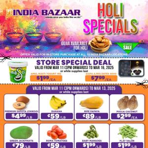 Big Savings for a Bright Holi – Shop Festive Deals at India Bazaar