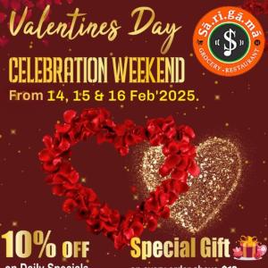 💖✨ Valentine’s Day Celebration Weekend at Sā.rí.gā.mā! ✨💖