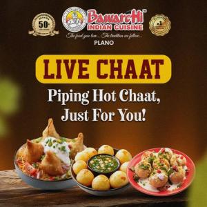 Bawarchi Plano Live Chaat – Best Indian Street Food in Plano, TX (Pani Puri, Samosa Chaat & More)