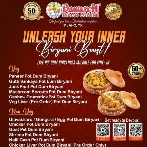 Taste the Tradition of Authentic Live Pot Dum Biryani at Bawarchi