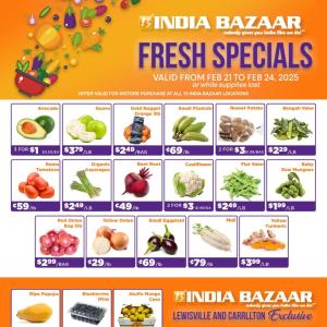 Fresh Specials at India Bazaar – Limited Time Offers!