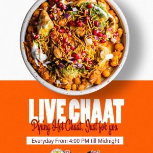 Bawarchi Indian Cuisine Plano: Best Indian Street Food – Live Chaat Daily from 4 PM to Midnight