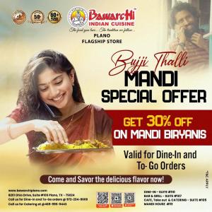 Buji Thalli Mandi Special Offer – Get 30% OFF on Mandi Biryanis