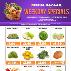 India Bazaar Grocery Deals – Mangoes, Guava, Coconut & More on Sale This Week