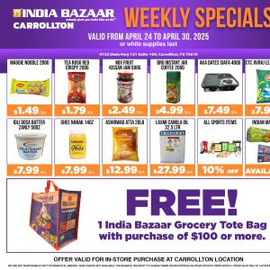 India Bazaar Weekly Deals in Carrollton – Fresh Mangoes, Grocery Specials & More