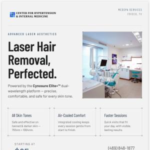 Smooth Skin, Zero Compromise – Laser Hair Removal from $65