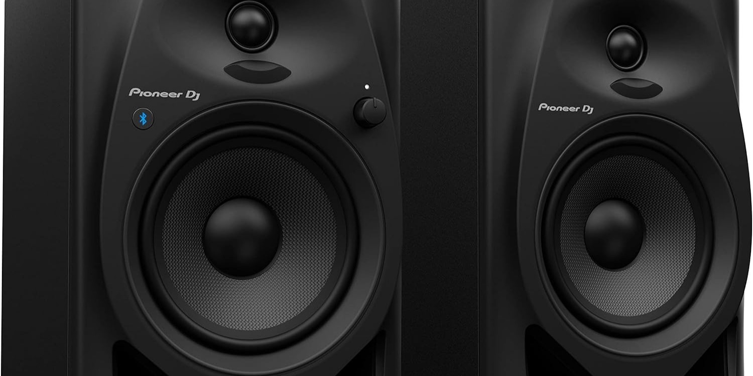 $169: Pioneer DJ DM-50D-BT 5-inch Desktop Active Monitor Speaker Pair with Bluetooth (Black) at Amazon