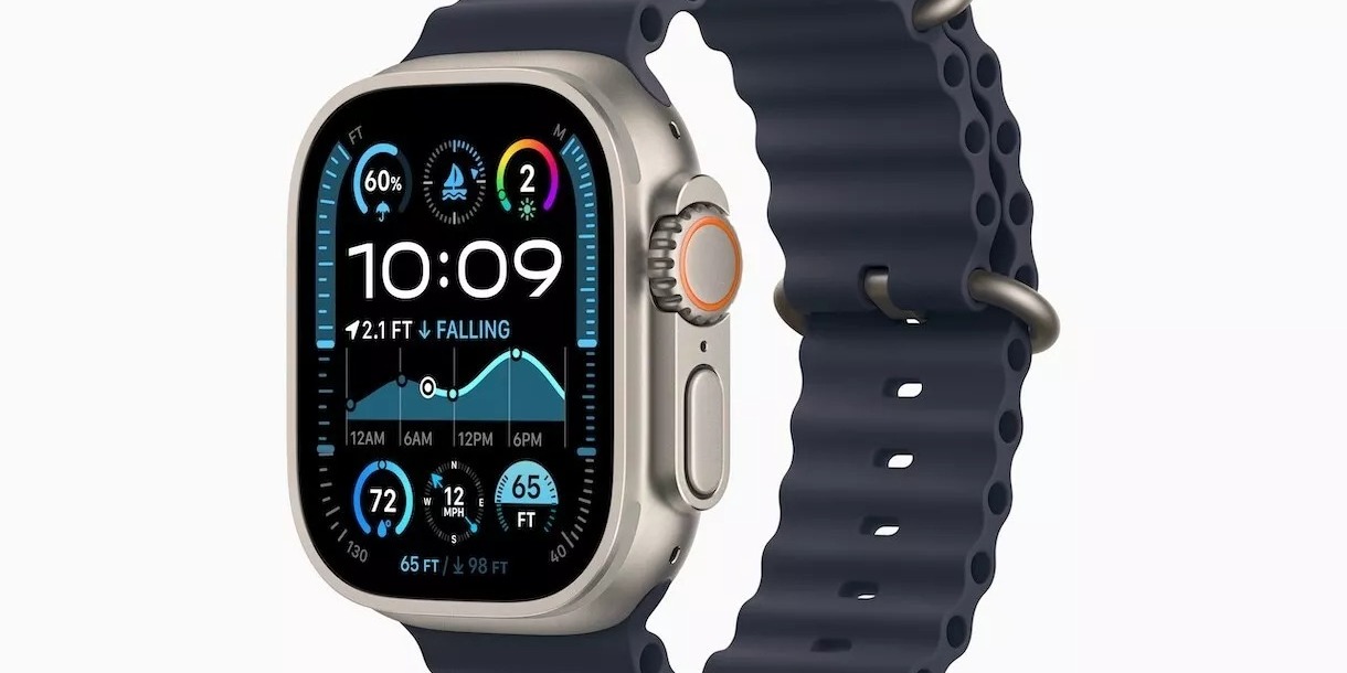 Refurbished 49mm Apple Watch Ultra 2 GPS + Cellular (Black Titanium)