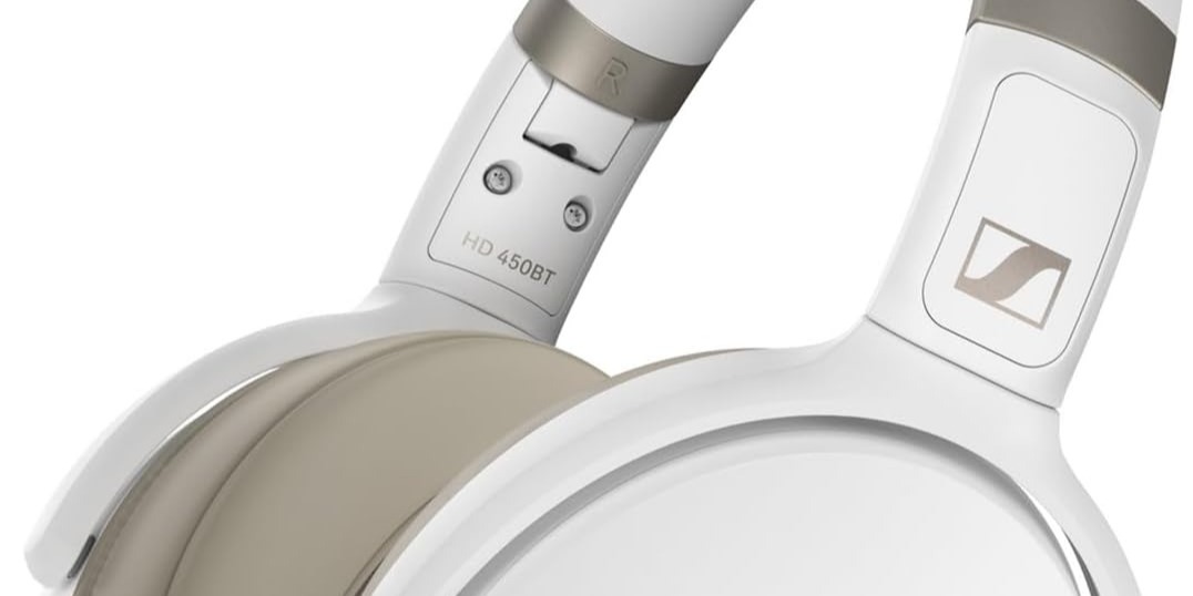 Sennheiser Consumer Audio HD 450BT ANC Over Ear Wireless Headphones (White)