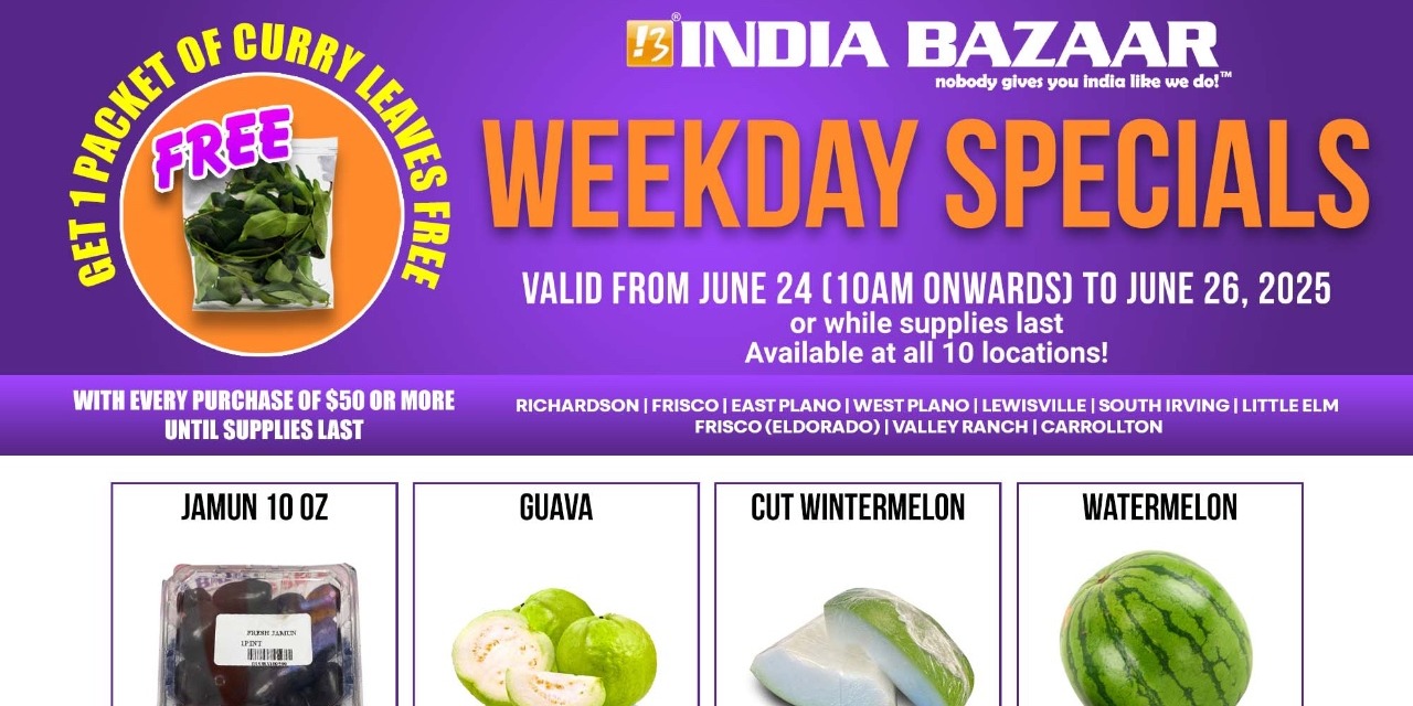India Bazaar Limited-Time Deals – Save Big on Fruits, Veggies & More!