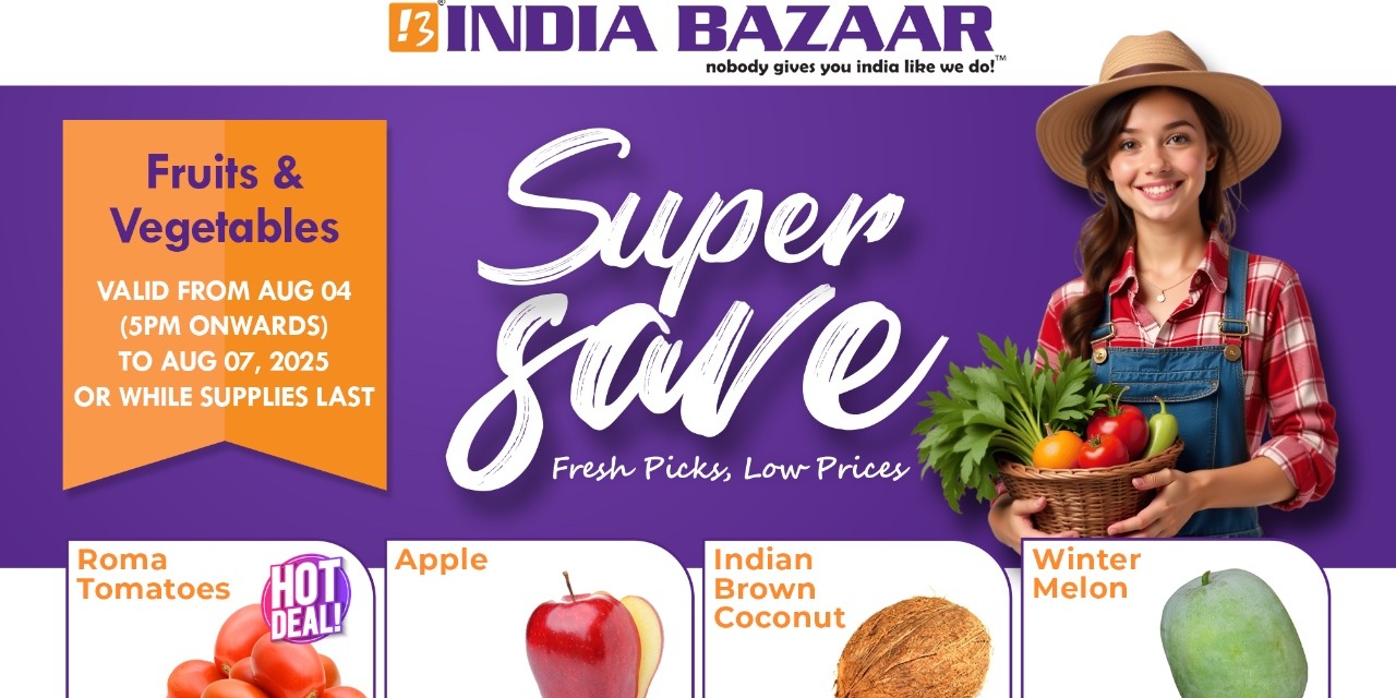 India Bazaar Offers: Super Save on Fresh Produce and Varalakshmi Pooja Specials