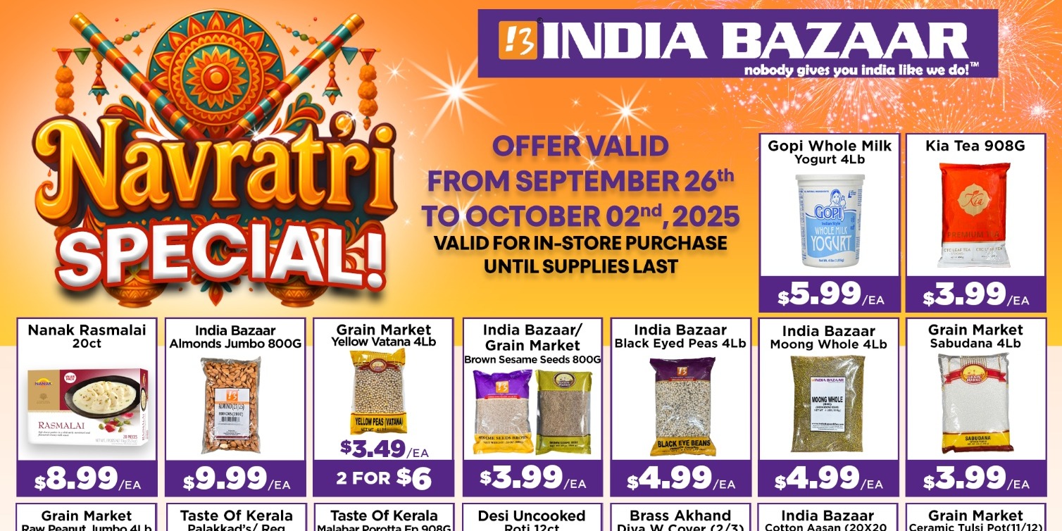 India Bazaar Navratri Special – Exclusive In-Store Deals & Festive Discounts