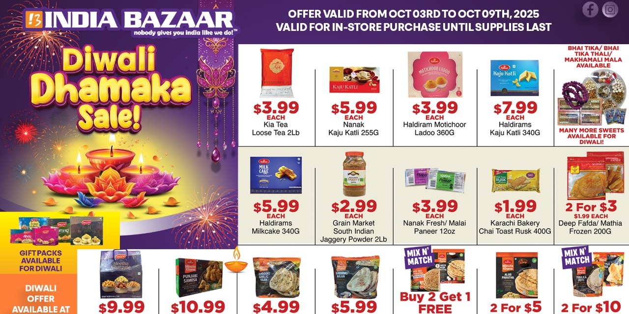 India Bazaar Diwali Dhamaka – Exclusive In-Store Deals & Festival Specials