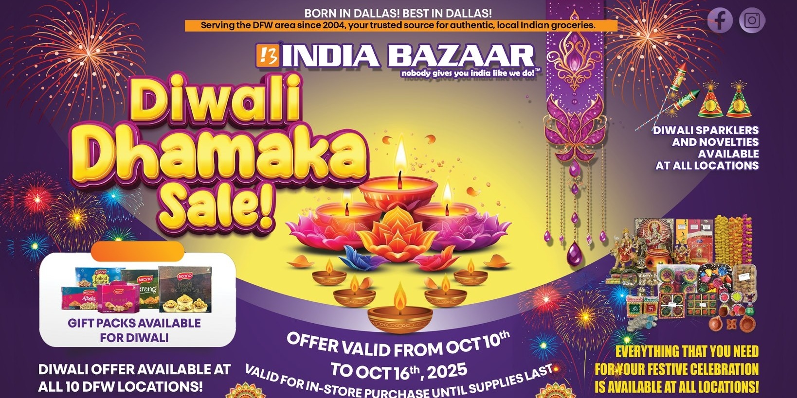 India Bazaar Diwali Dhamaka Sale  – Exciting Festive Offers & Gift Packs