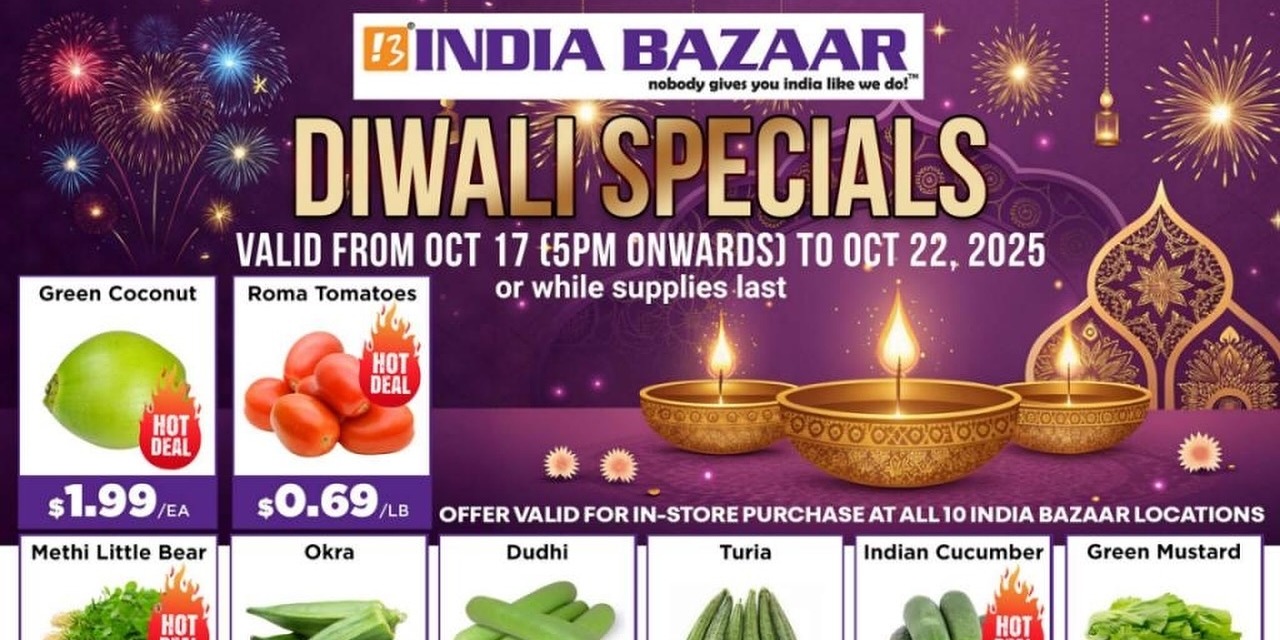 India Bazaar Diwali Specials 2025 – Unbeatable Festive Discounts Across All Locations