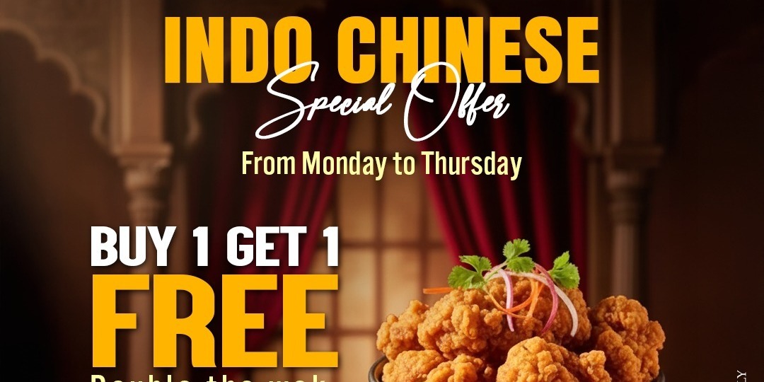 Bawarchi Indian Cuisine Plano | Indo-Chinese Special Offer – Buy 1 Get 1 Free