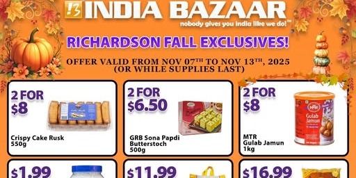India Bazaar Richardson Fall Sale | Exclusive In-Store Grocery Discounts & Seasonal Offers