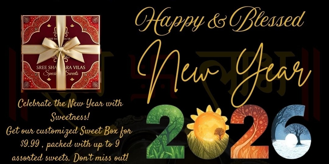 Sree Shankara Vilas – New Year 2026 Festive Food & Sweets Special in Plano TX