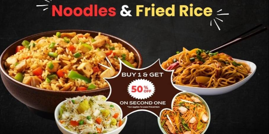 Sarigama Frisco Thursday Offer: Buy 1 Get 50% Off on Noodles & Fried Rice
