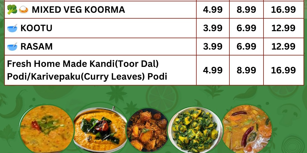 Shankara Vilas Curry Point Wednesday Specials in Plano TX