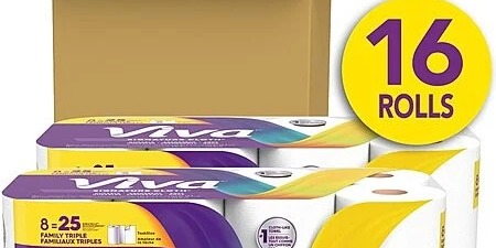 Viva Signature Cloth Paper Towels 16-Count Triple Family Roll Amazon Deal