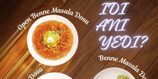 Sree Shankara Vilas Authentic Benne Special Dosas in Plano, TX