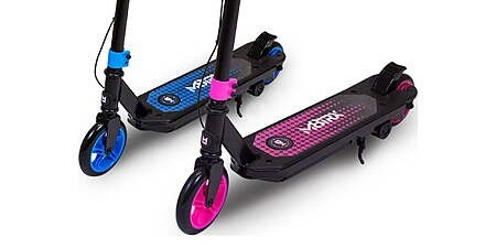 M8TRX 8MPH Electric Scooter for Kids Blue Deal – 12V Ride-On Scooter $39.72